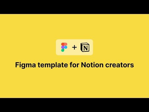 Figma Template for Notion Creators media 1
