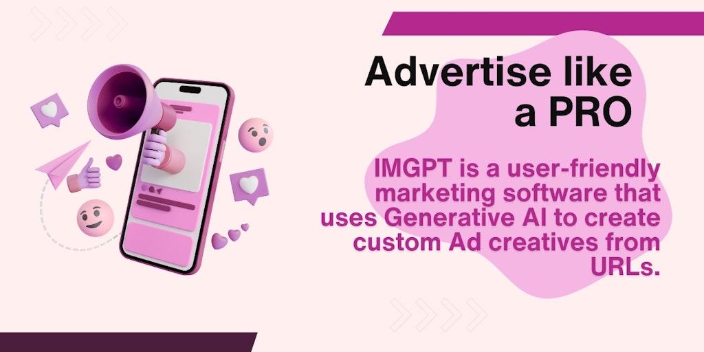 IMGPT - One link, ♾️ creatives. Supercharge your marketing with AI | Product Hunt