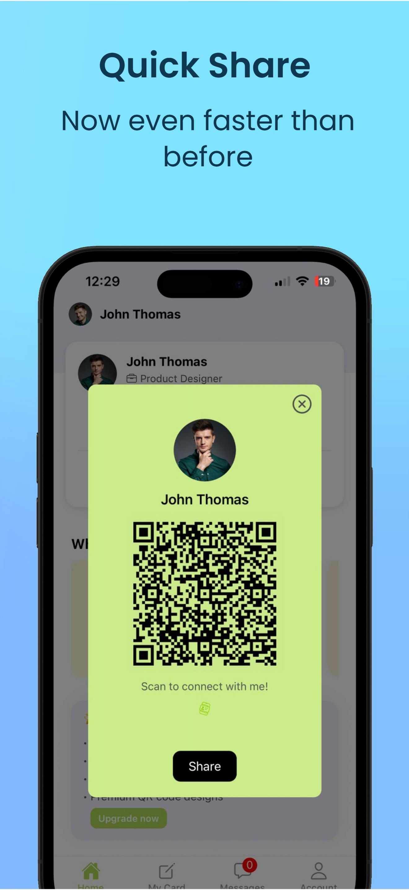 Cardfolio - Create free digital business card media 4