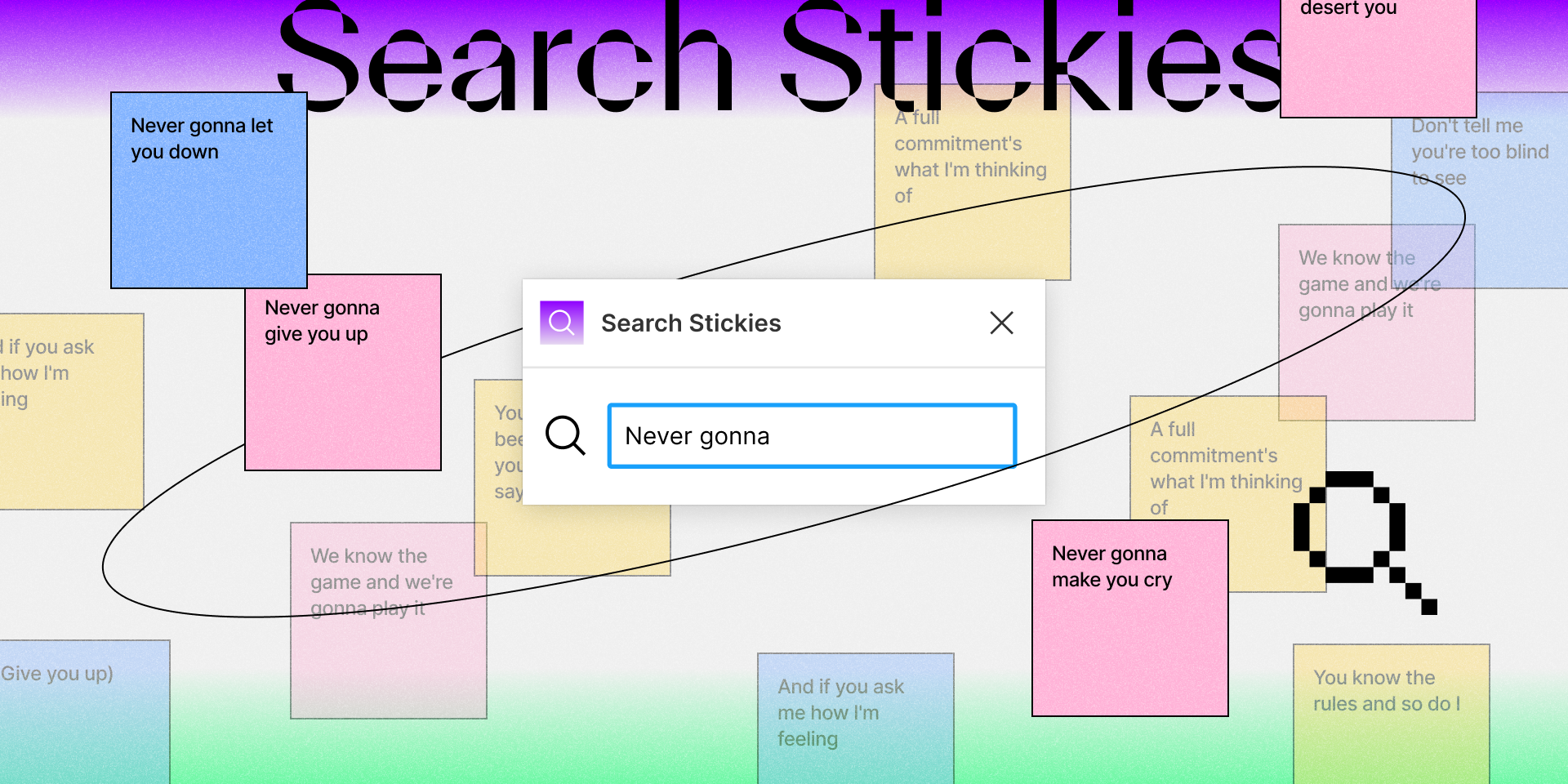Search Stickies gallery image