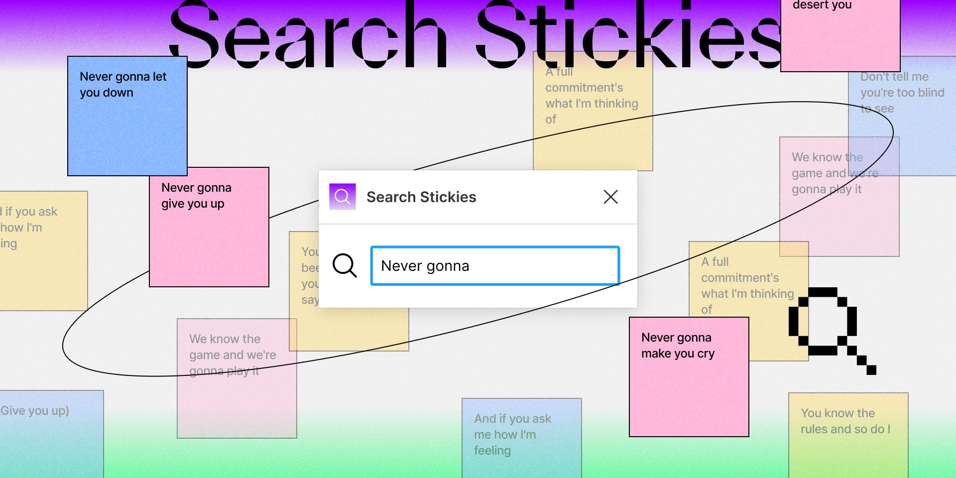 Search Stickies media 1