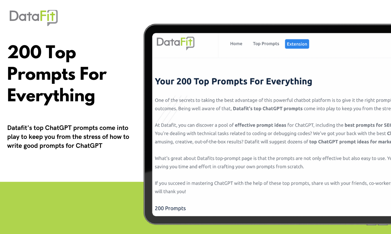 DataFit.AI - CHATGPT समुदाय को संकेत देता है मीडिया 4