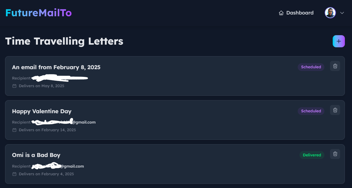 Mídia 5 de FutureMailto - Envie e -mails para o futuro |Agendador de e -mail