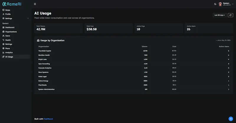 FastReact screenshot 5