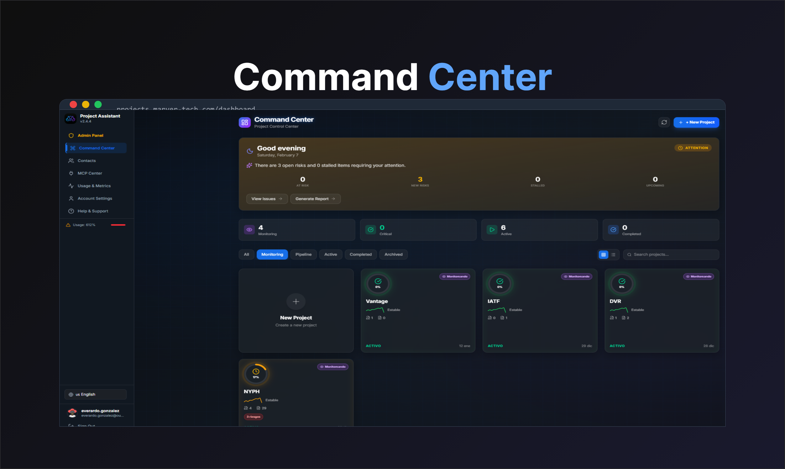 Project Assistant Risk Scanner gallery image