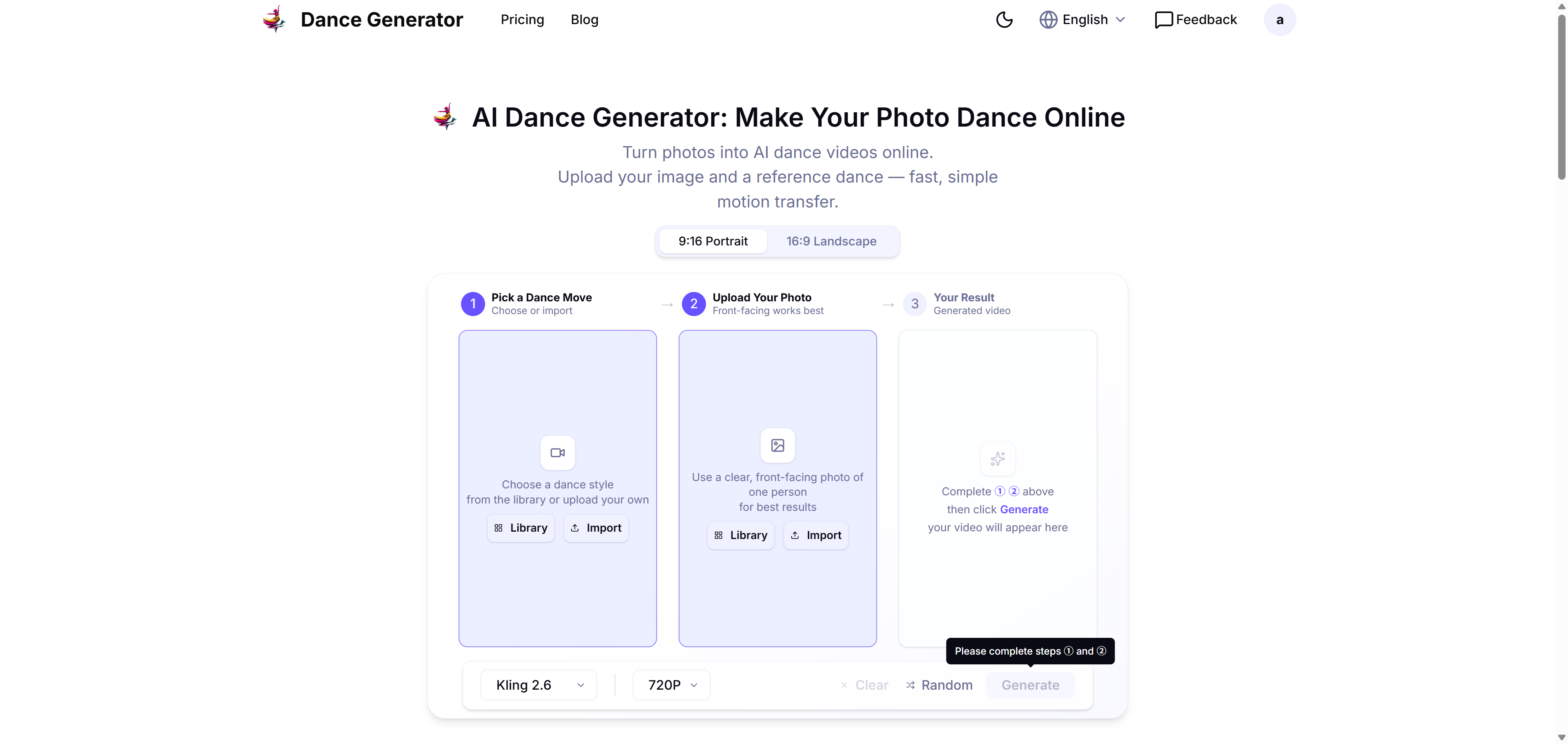 Dancegenerator gallery image