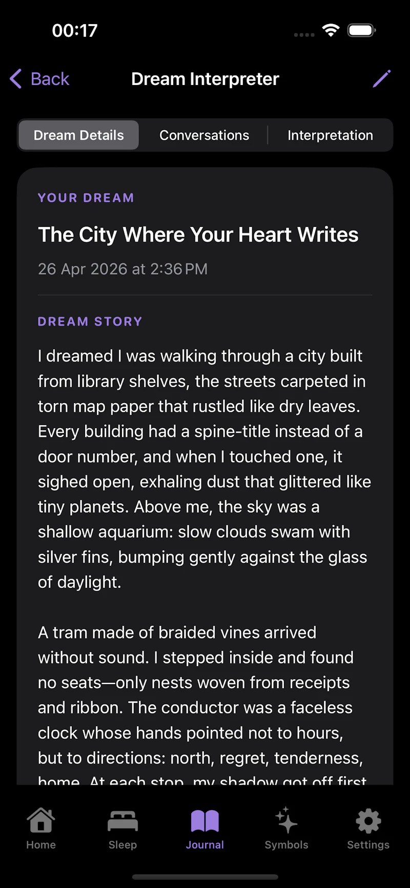 Dreamfold AI: Dream Journal screenshot 6