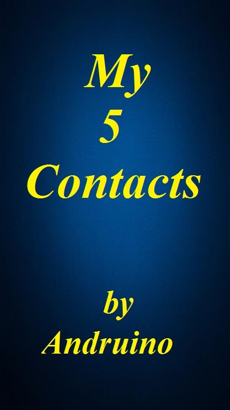 Média Mes 5 contacts - Enregistrez 5 contacts sur un serveur et appelez-les depuis n'importe quel téléphone. 1