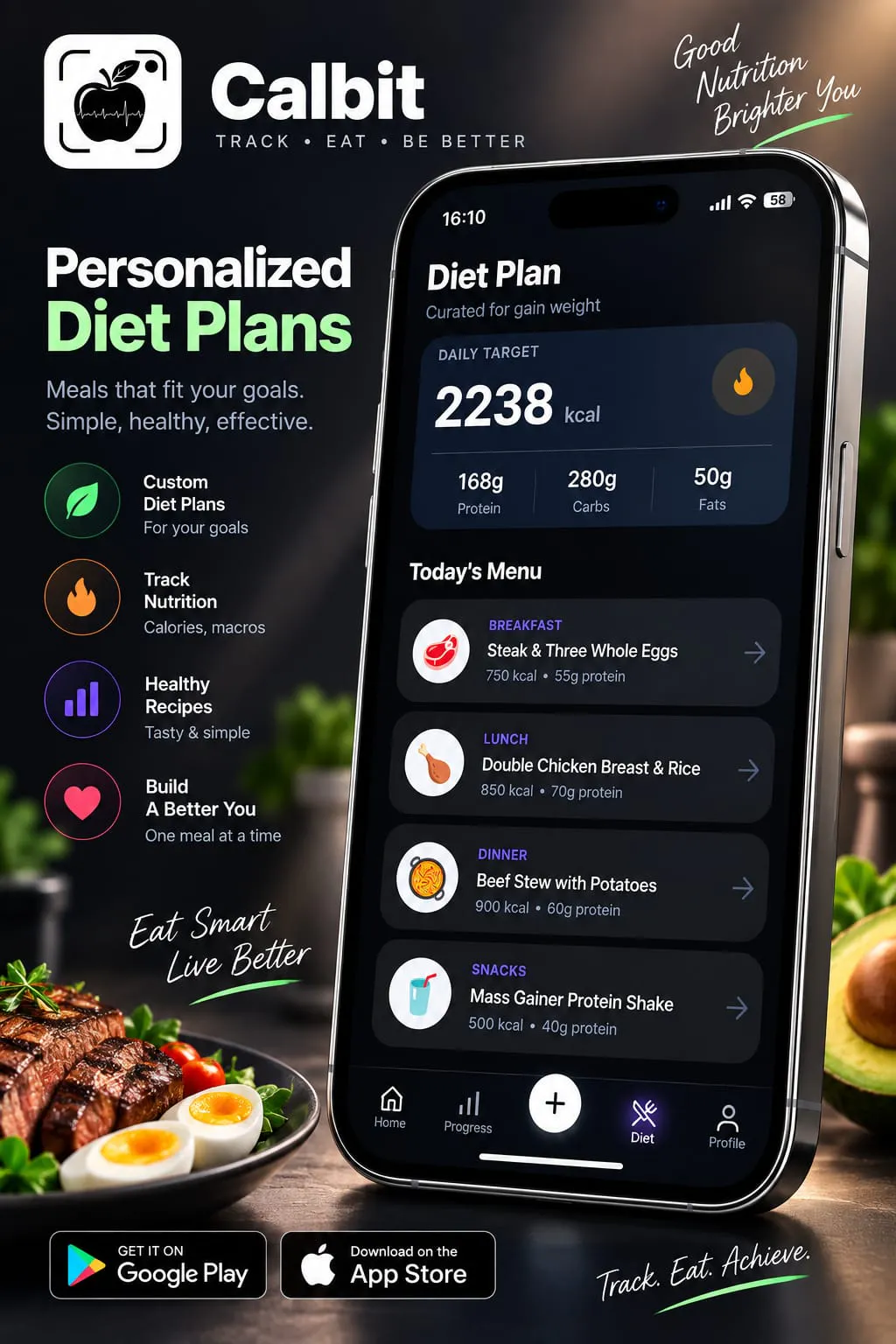 Track calories smarter with AI-powered  gallery image
