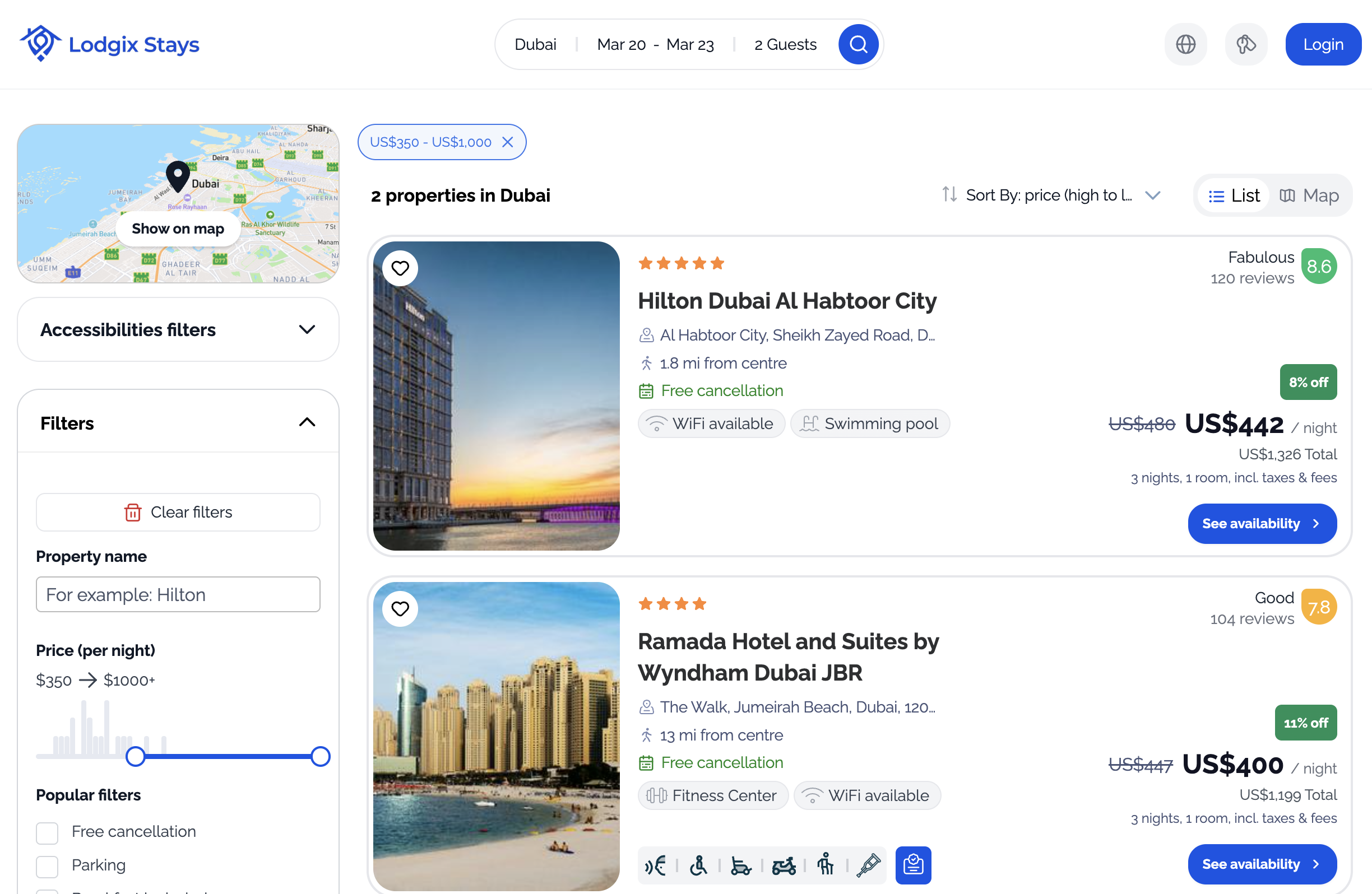 Lodgix Stays - Screenshot 3 showing product features and functionality