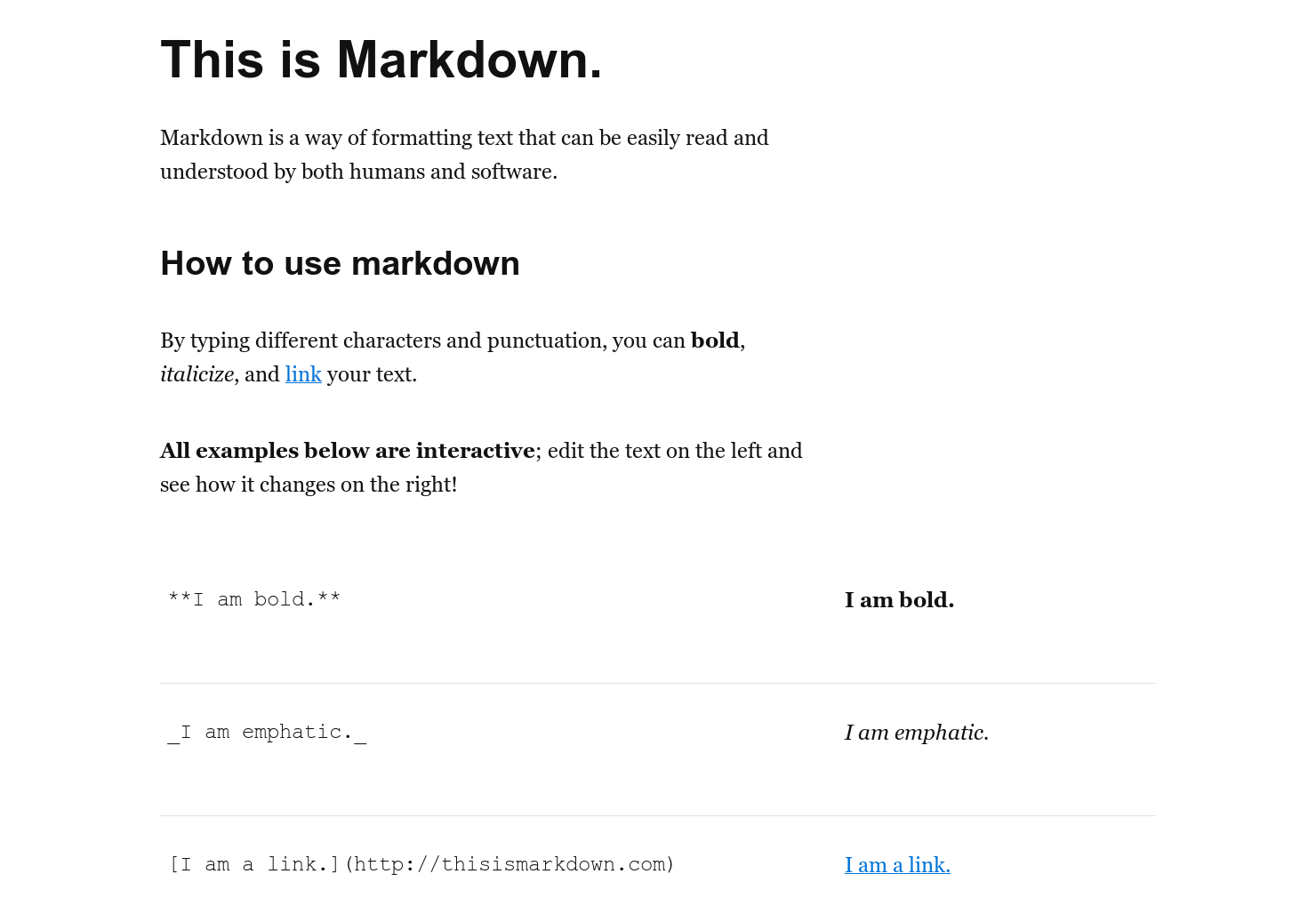 This is Markdown