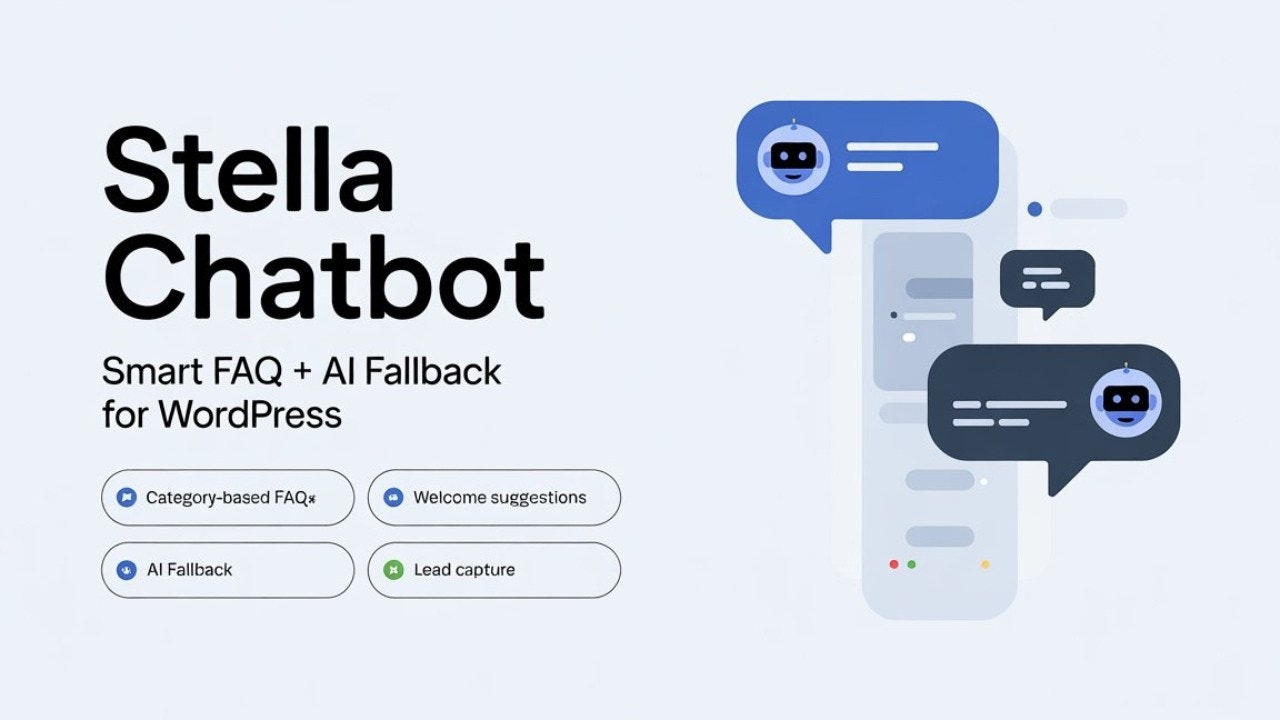 Stella Chatbot Wordpress Plugin gallery image
