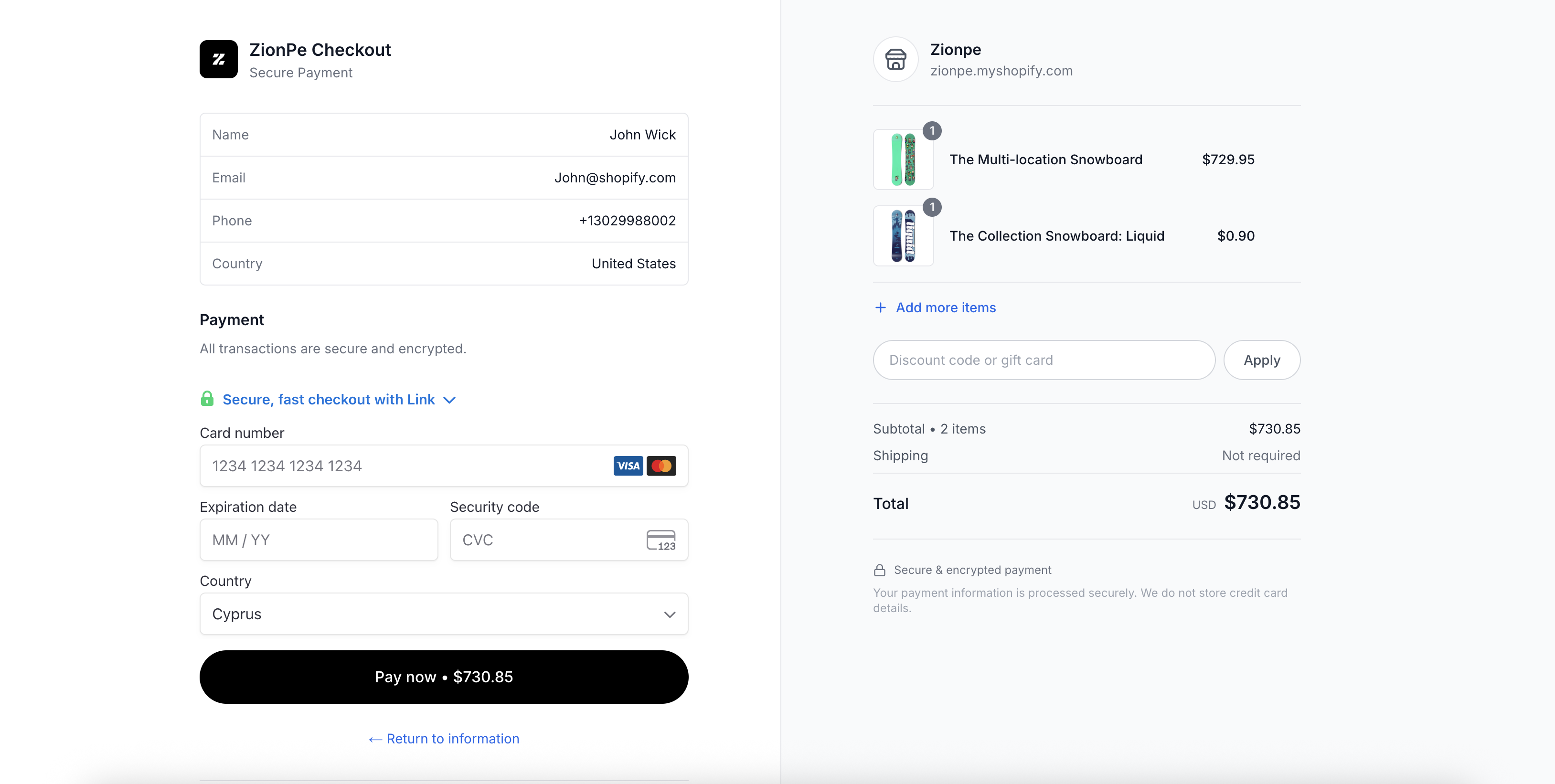 ZionPe - Screenshot 5 showing product features and functionality