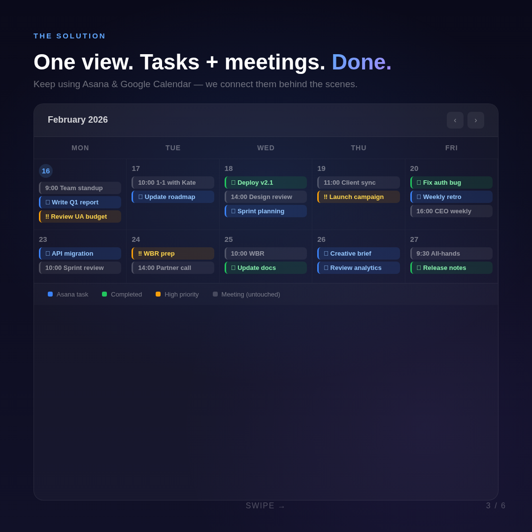 Asana Calendar Planner - Screenshot 3 showing product features and functionality