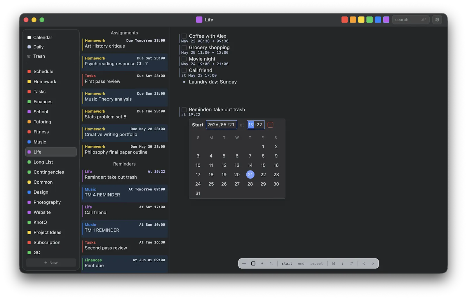 KnotQ screenshot 2