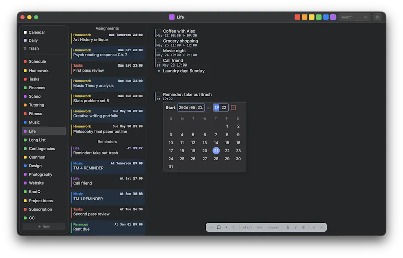 KnotQ screenshot 2