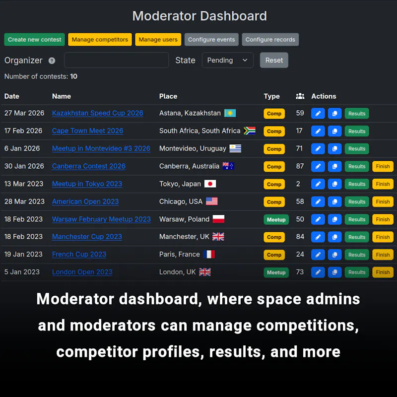 RecordRanks screenshot 2