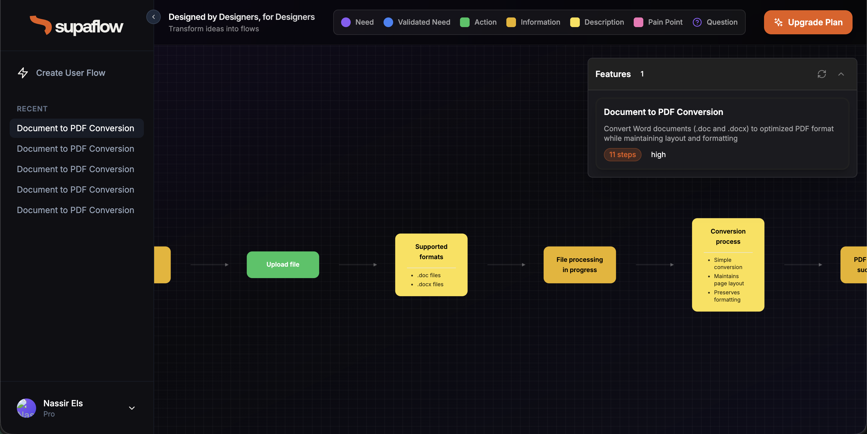 SupaFlow - Screenshot 2 showing product features and functionality