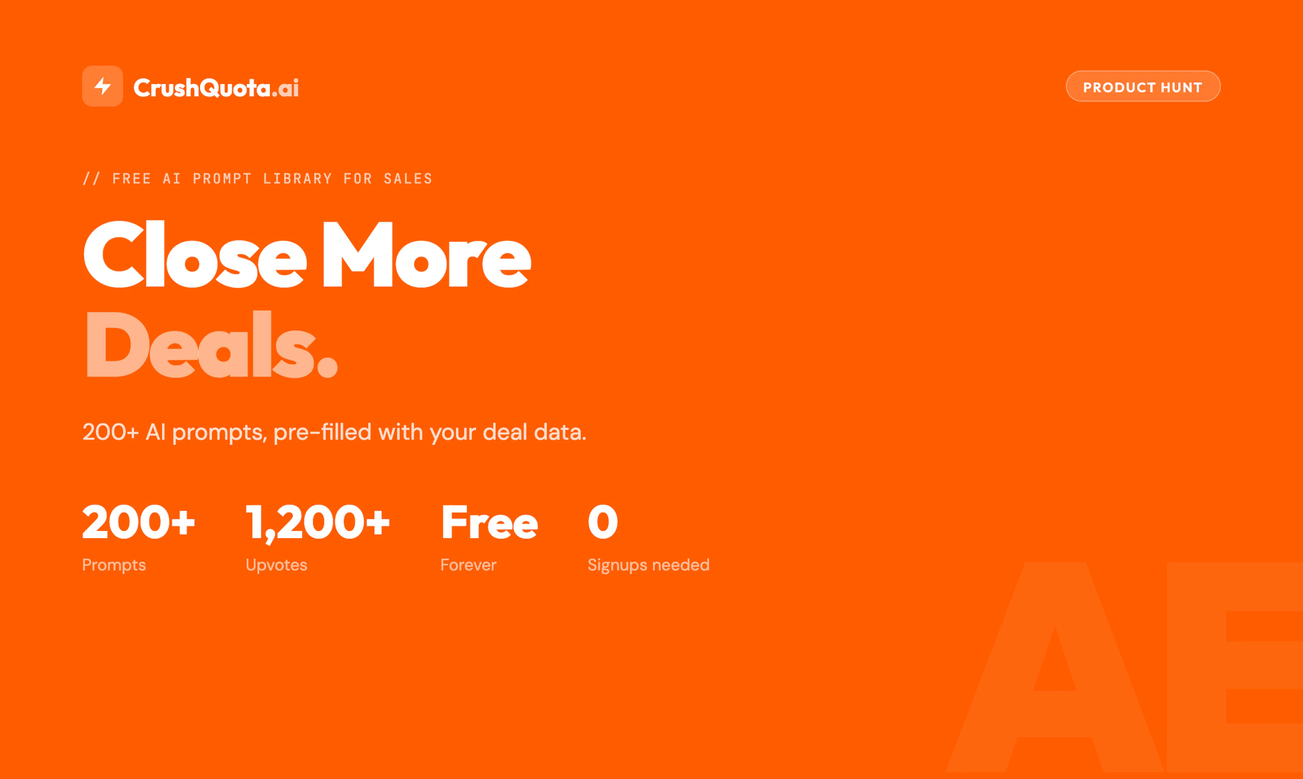 CrushQouta.ai 대표 미리보기