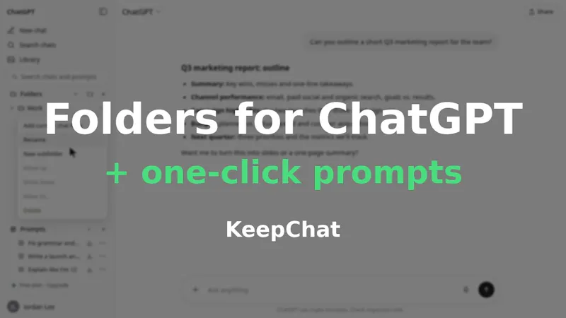KeepChat screenshot 1 (video preview)