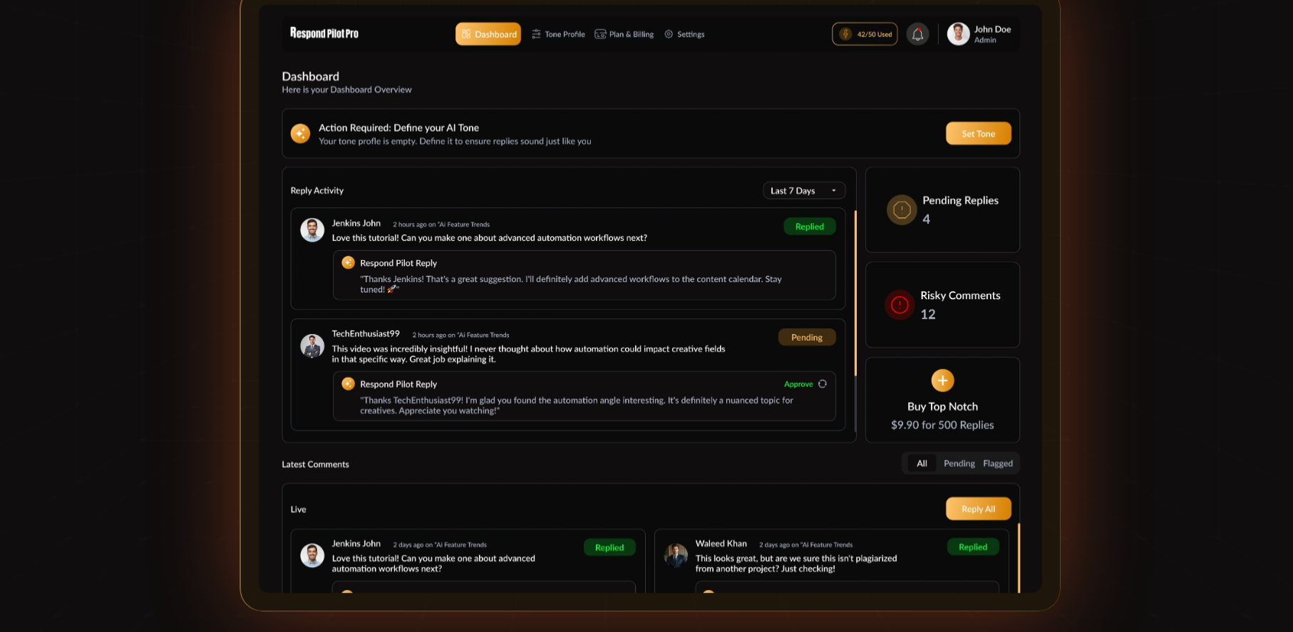Respond Pilot Pro gallery image