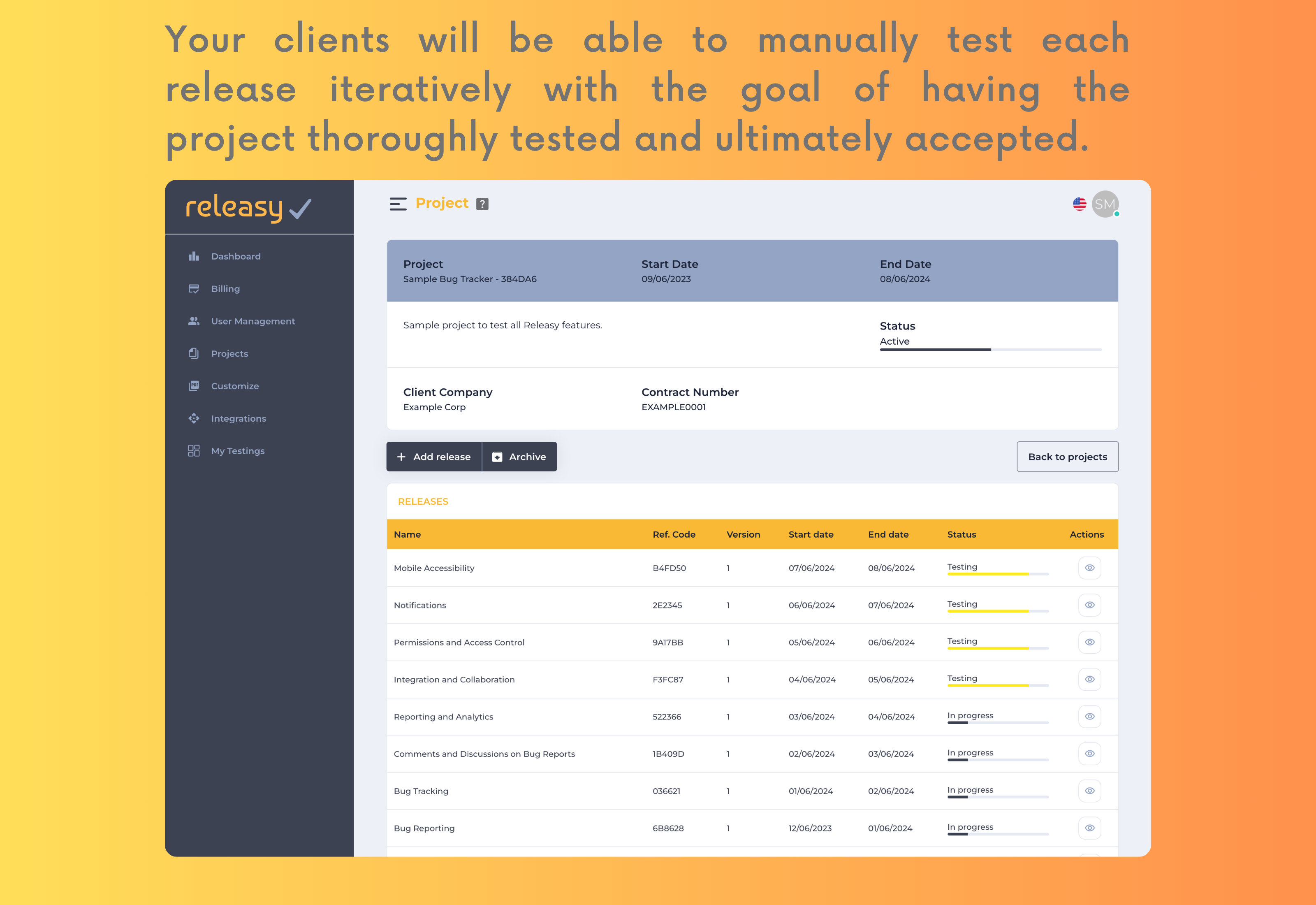 Releasy gallery image