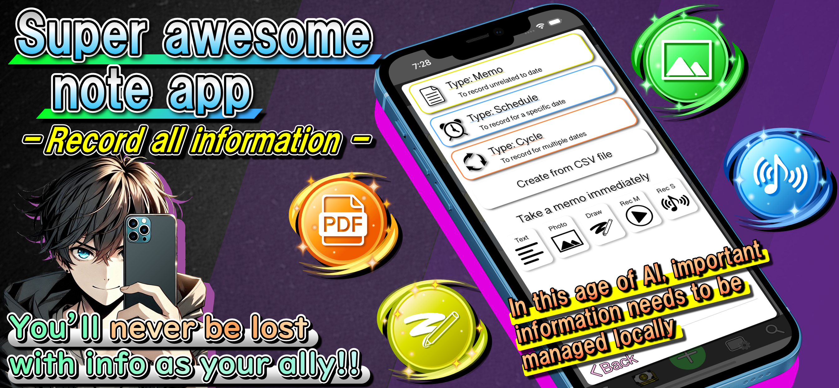 InfoGen - Main product screenshot demonstrating key features and user interface