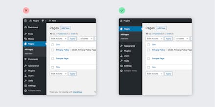Administration UI gallery image