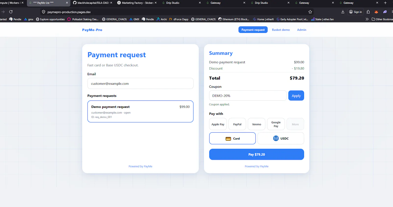 PayMe Pro *** XYZ Labs *** screenshot 2
