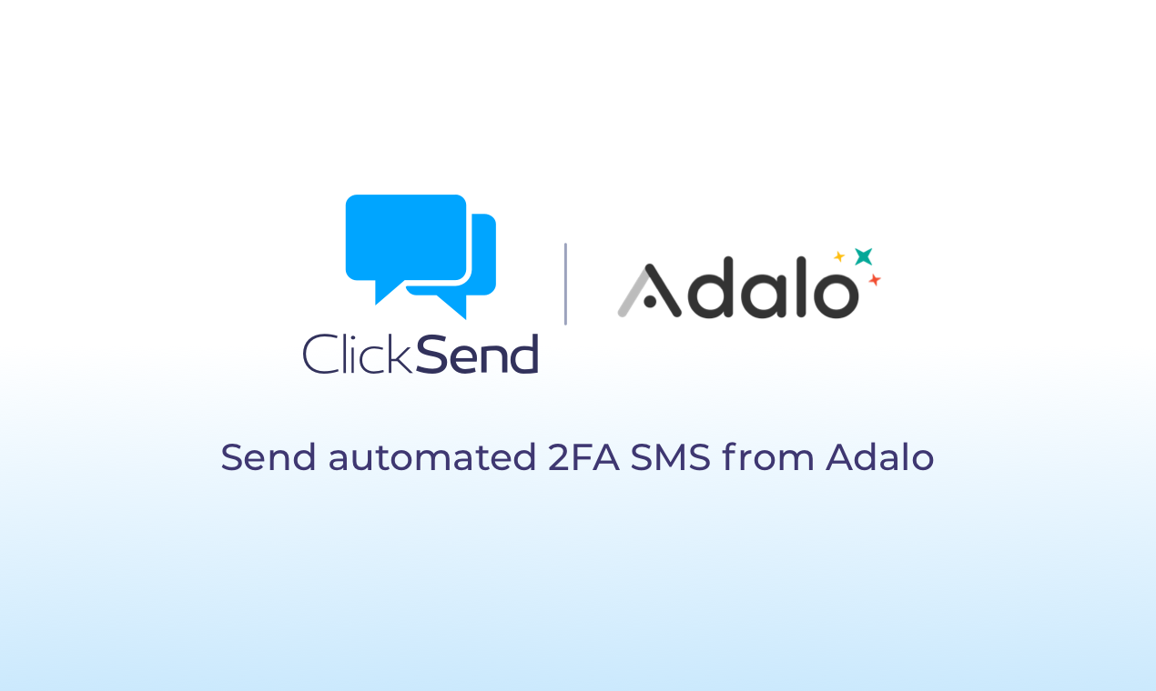 SMS OTPS e notifiche in Adalo media 2