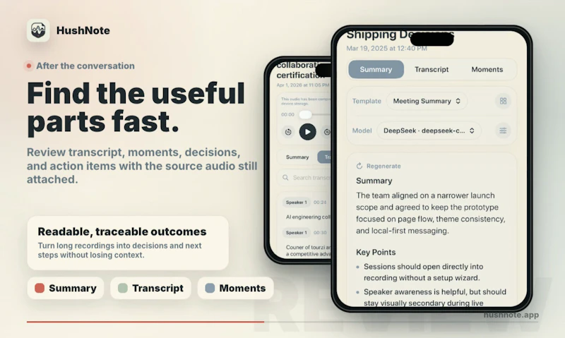 HushNote screenshot 5