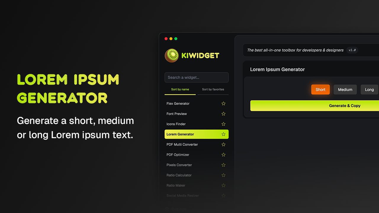 Kiwidget v1.3.0 gallery image