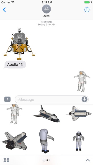 Astronaut Stickers gallery image