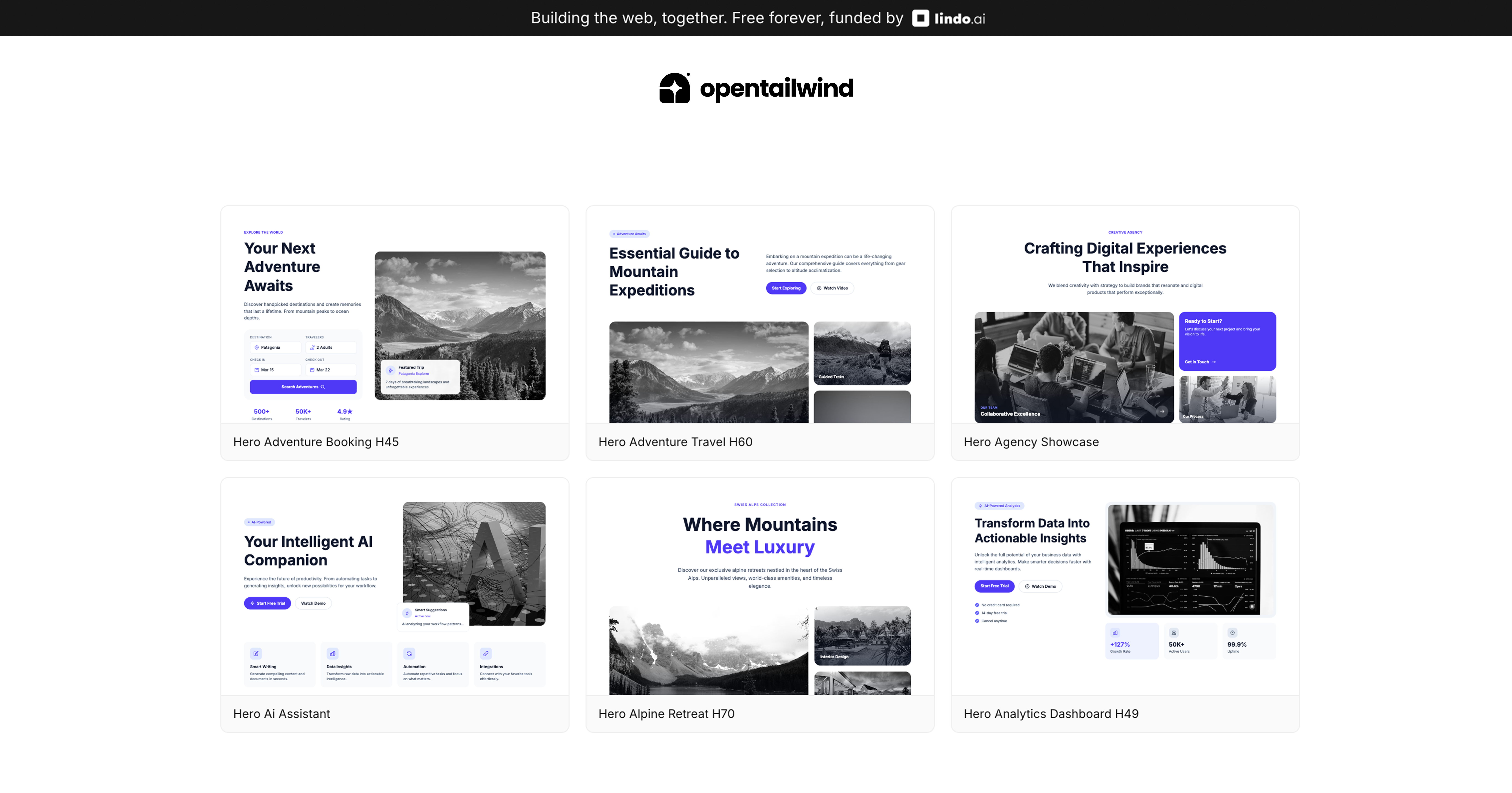 OpenTailwind gallery image