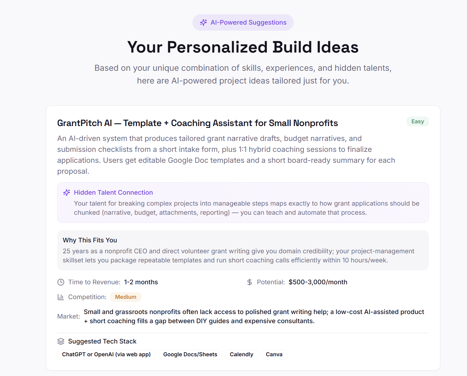 AptiBuild AI - Main product screenshot demonstrating key features and user interface