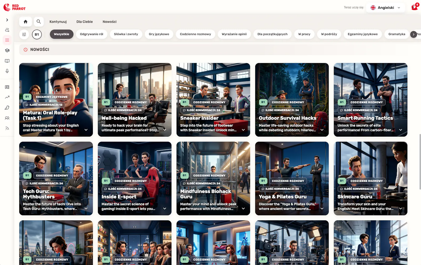 Red Parrot screenshot 1
