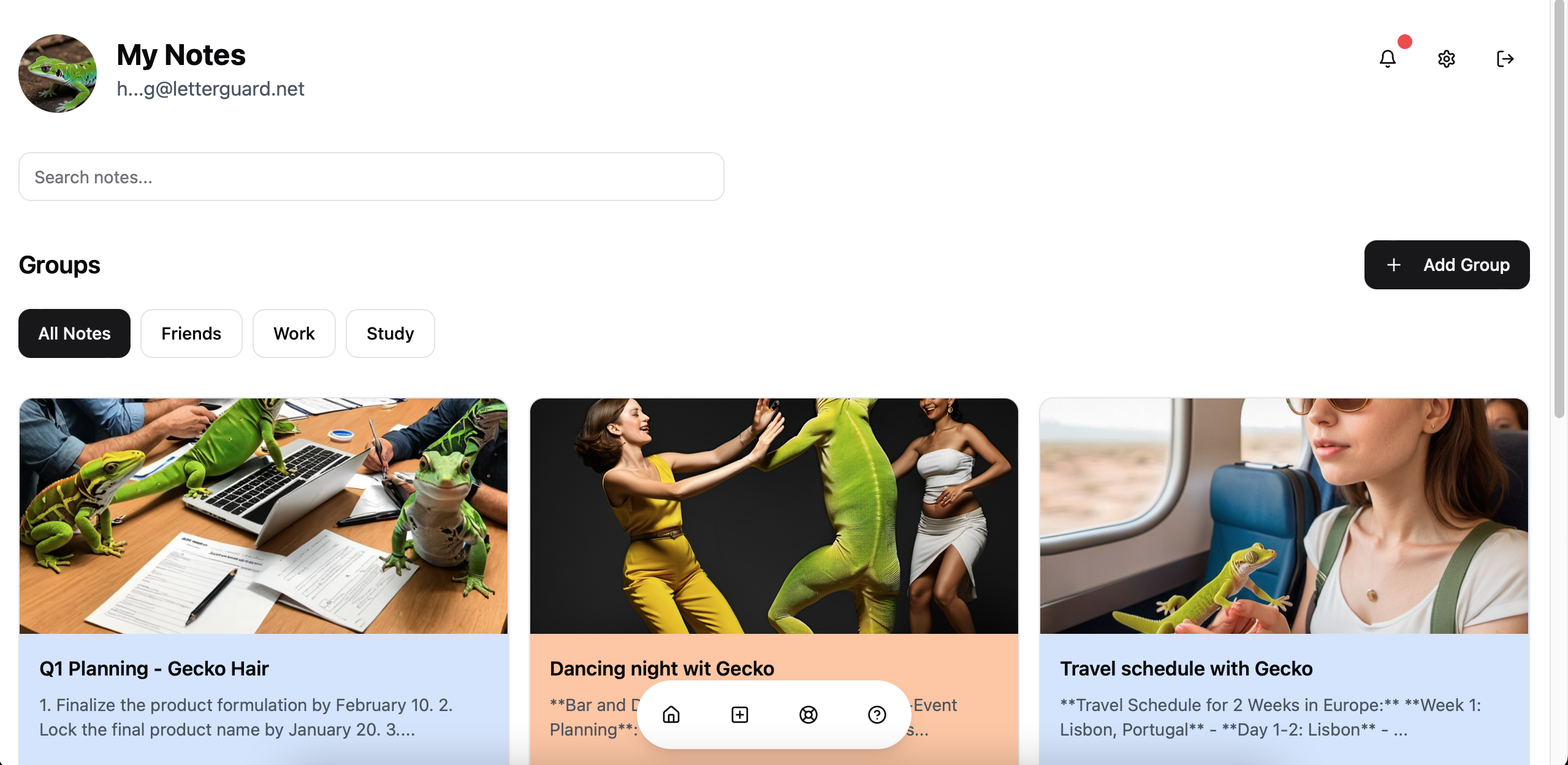 MindNote gallery image