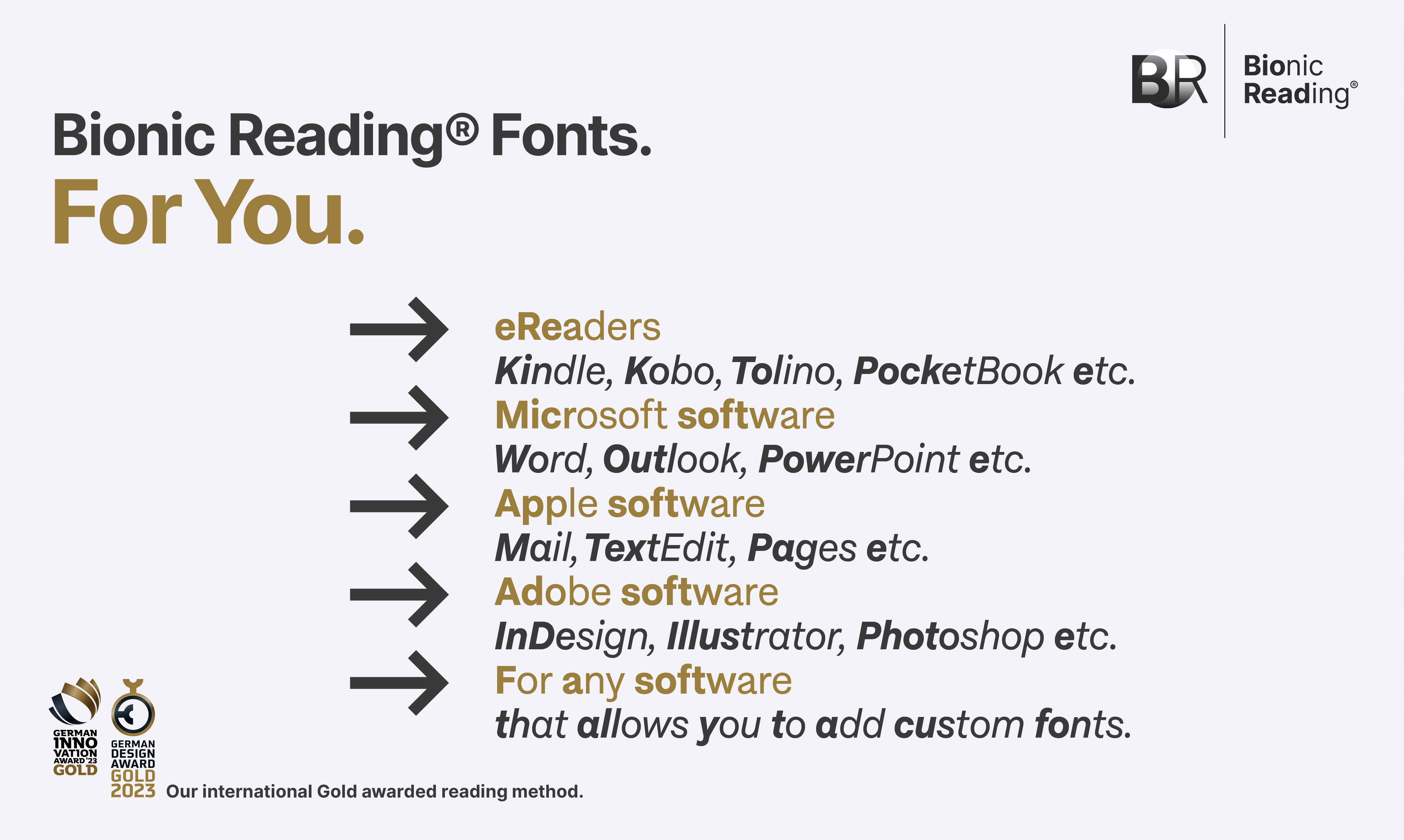 Bionic Reading® Fonts - Увеличьте фокус и скорость с нашими шрифтами Bionic Reading®. медиа 9