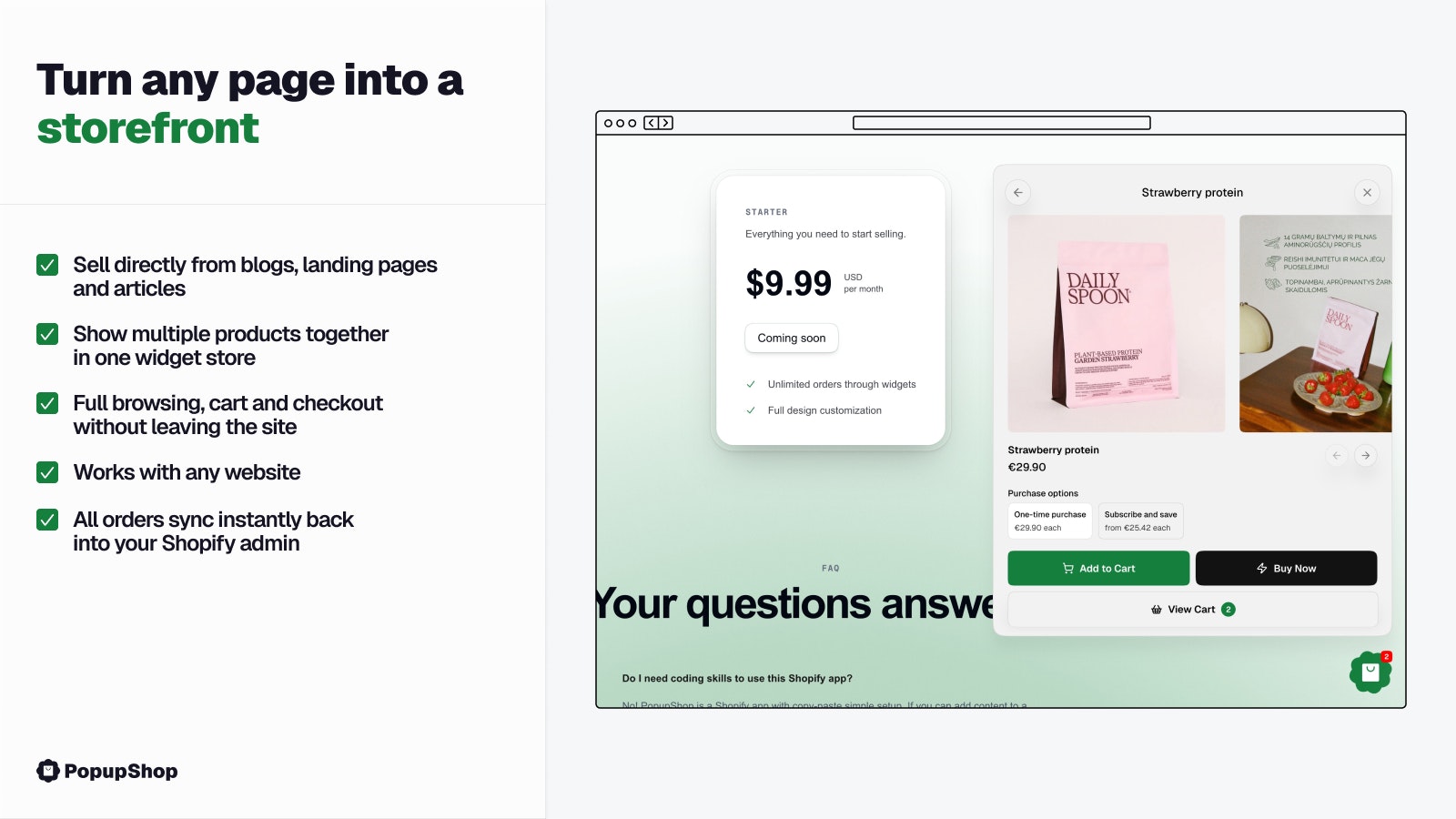 PopupShop - Screenshot 2 preview