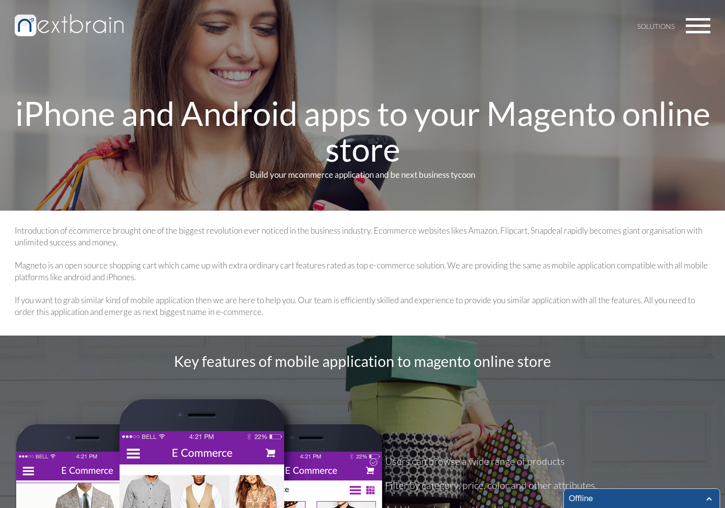 magento ios android app.