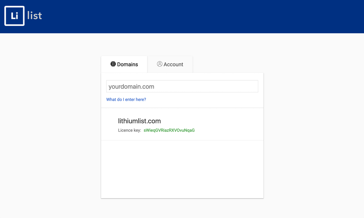 Lithium List gallery image