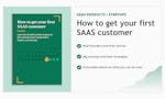 How to get your first SAAS customer image