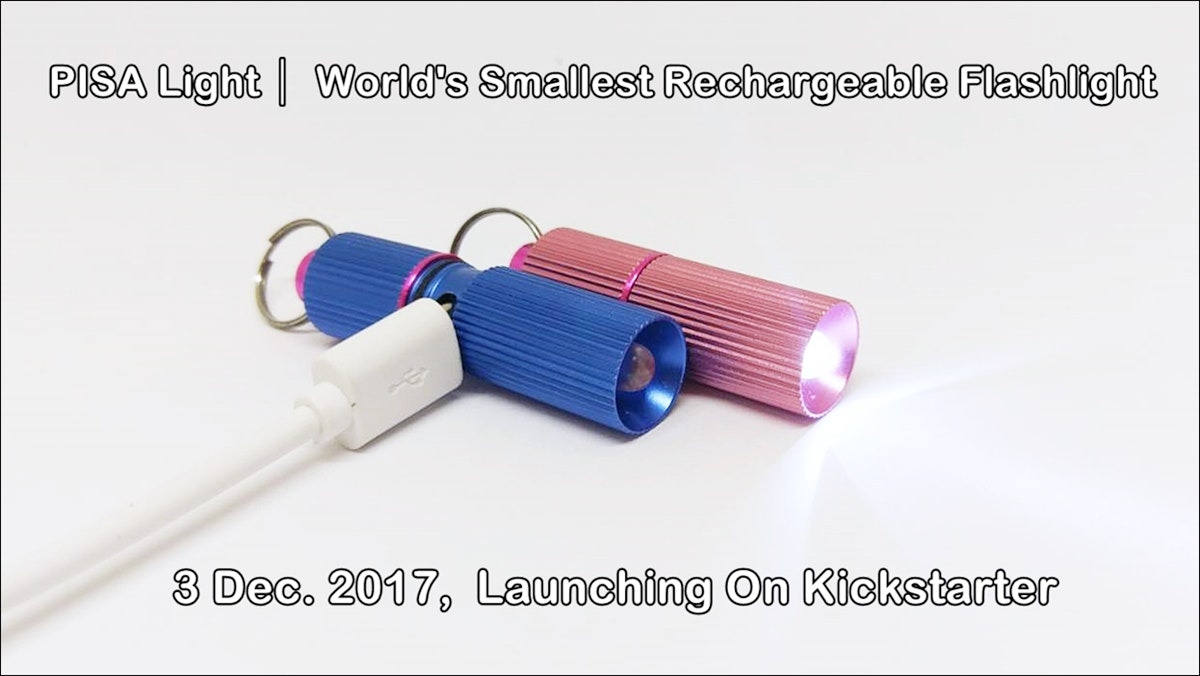 PISA Light｜World's Smallest RECHARGEABLE EDC Flashlight gallery image