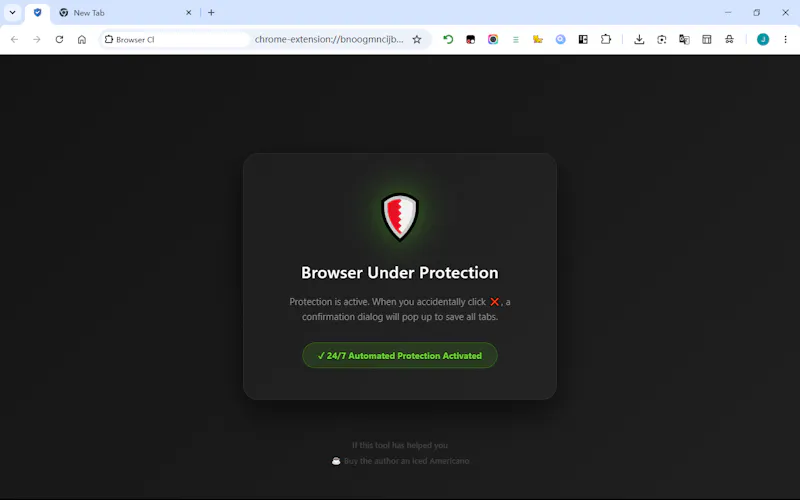 Browser Close Reminder, Confirm&Warning screenshot 2