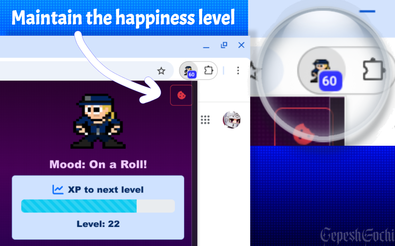 CepeshGochi: Virtual Pet Character 8Bit gallery image