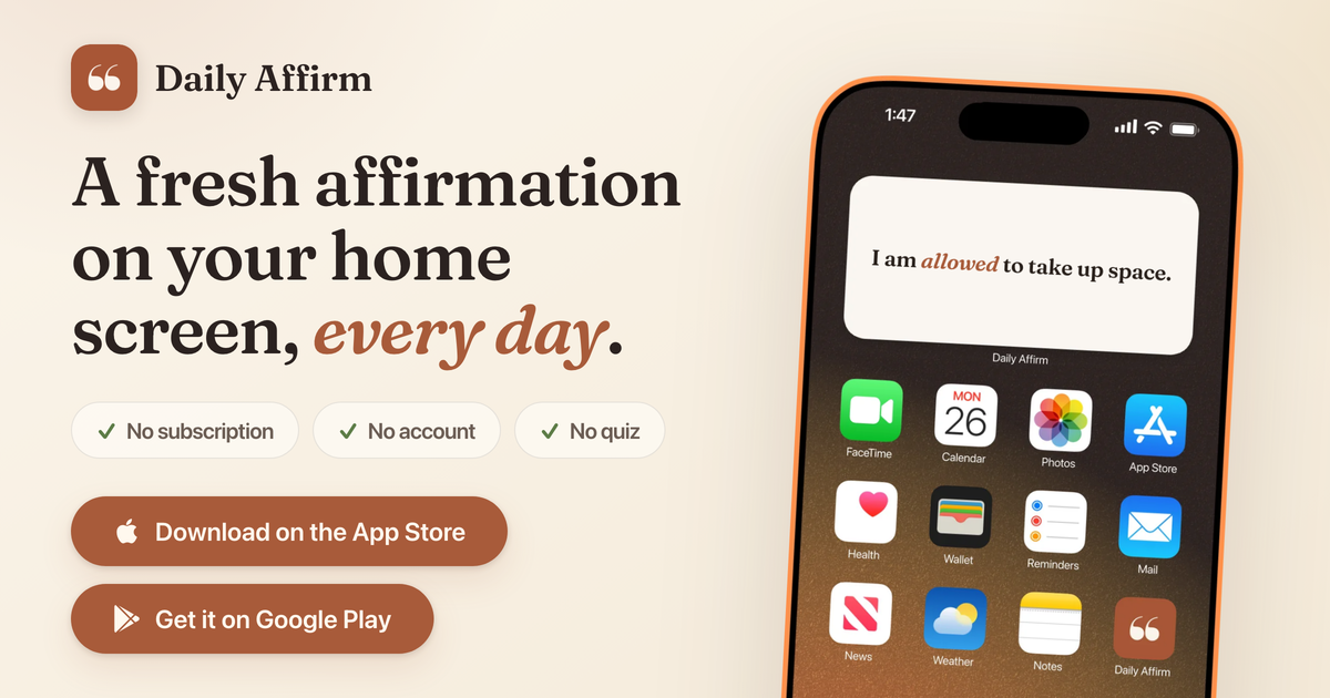 Daily Affirm gallery image