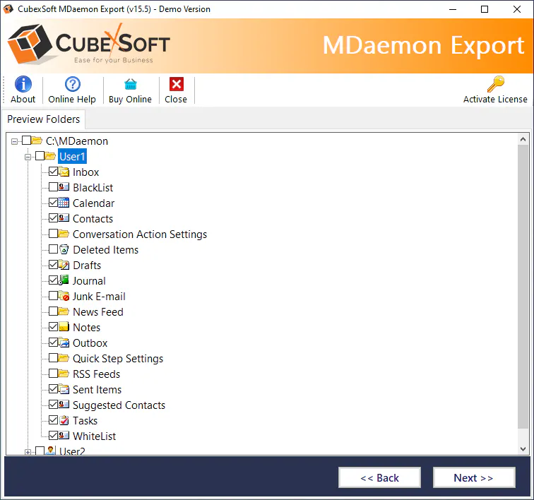 CubexSoft MDaemon Converter gallery image