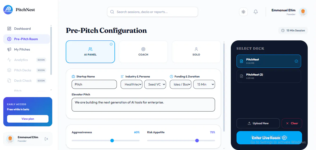 PitchNest gallery image