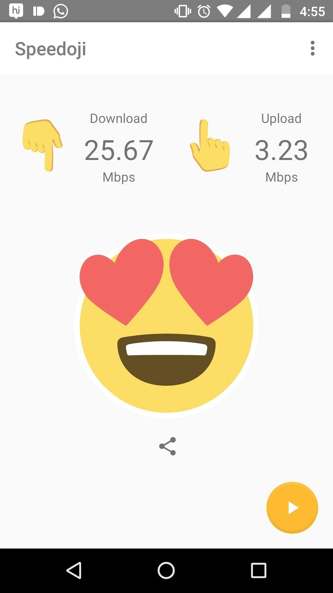SPEEDOJI - Internet speed test app gallery image