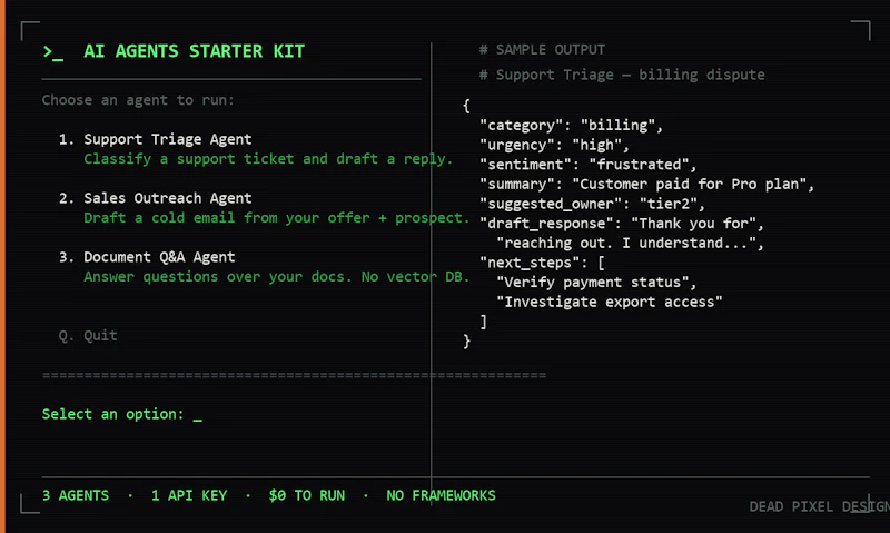 AI Agents Starter Kit screenshot 2